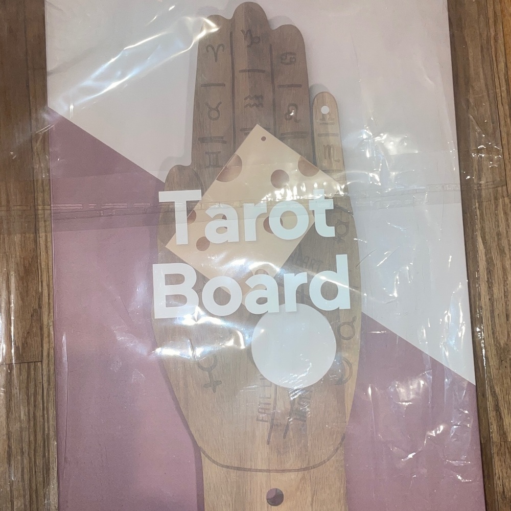 Urban Outfitters Wooden Tarot Board w/ knife